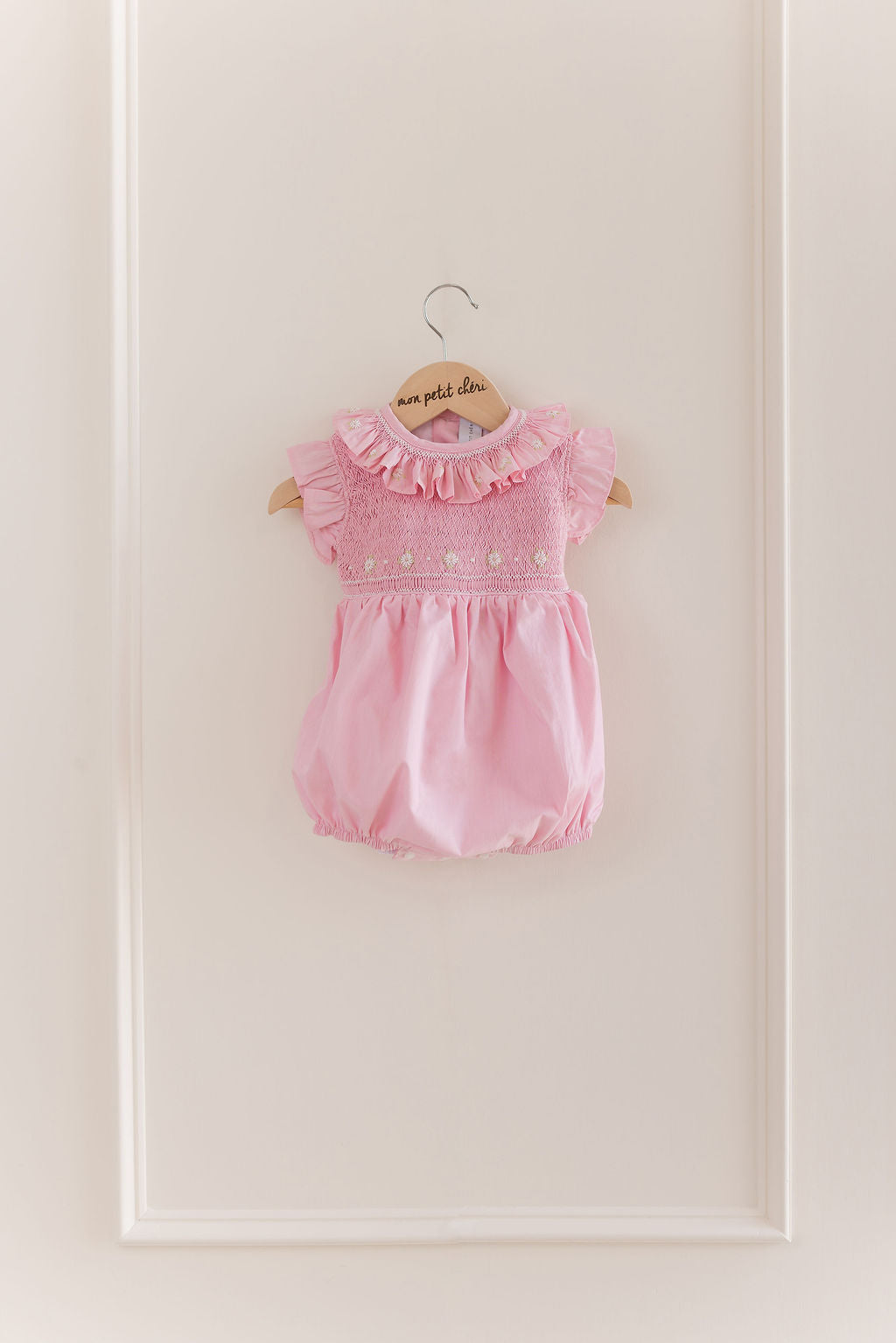 Juliette Hand-Smocked Romper
