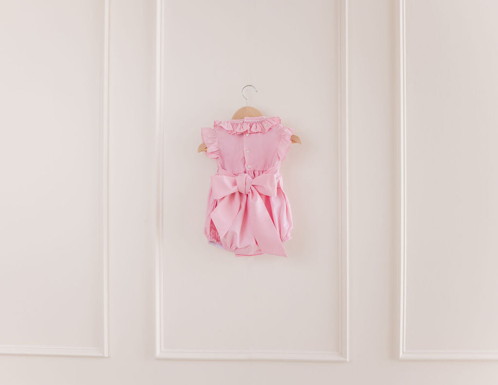 Juliette Hand-Smocked Romper