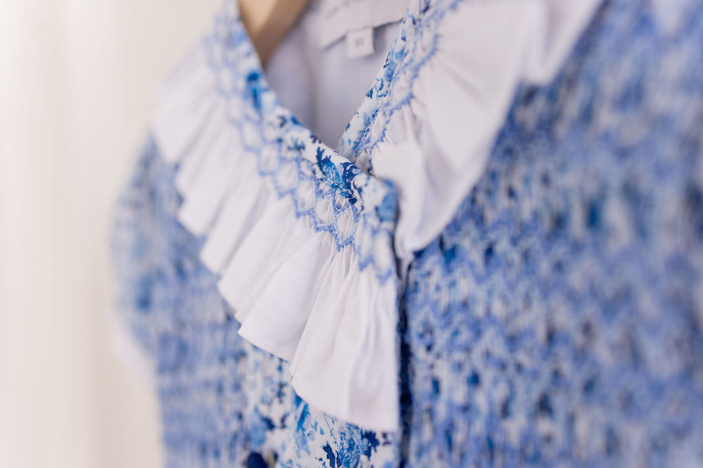 Camille Hand-Smocked Dress