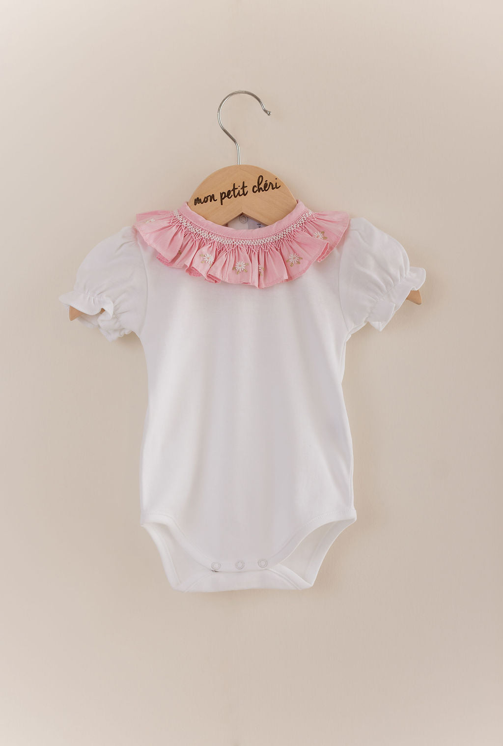 Juliette Hand-Smocked Bodysuit