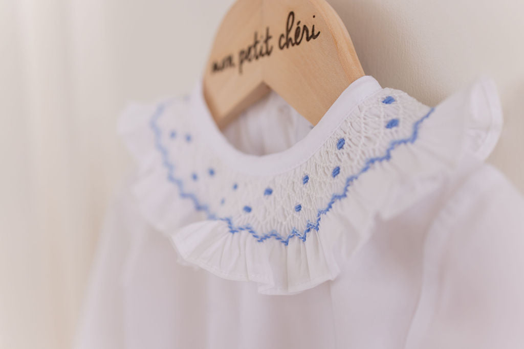 Colette Smocked Frill Collar Blouse