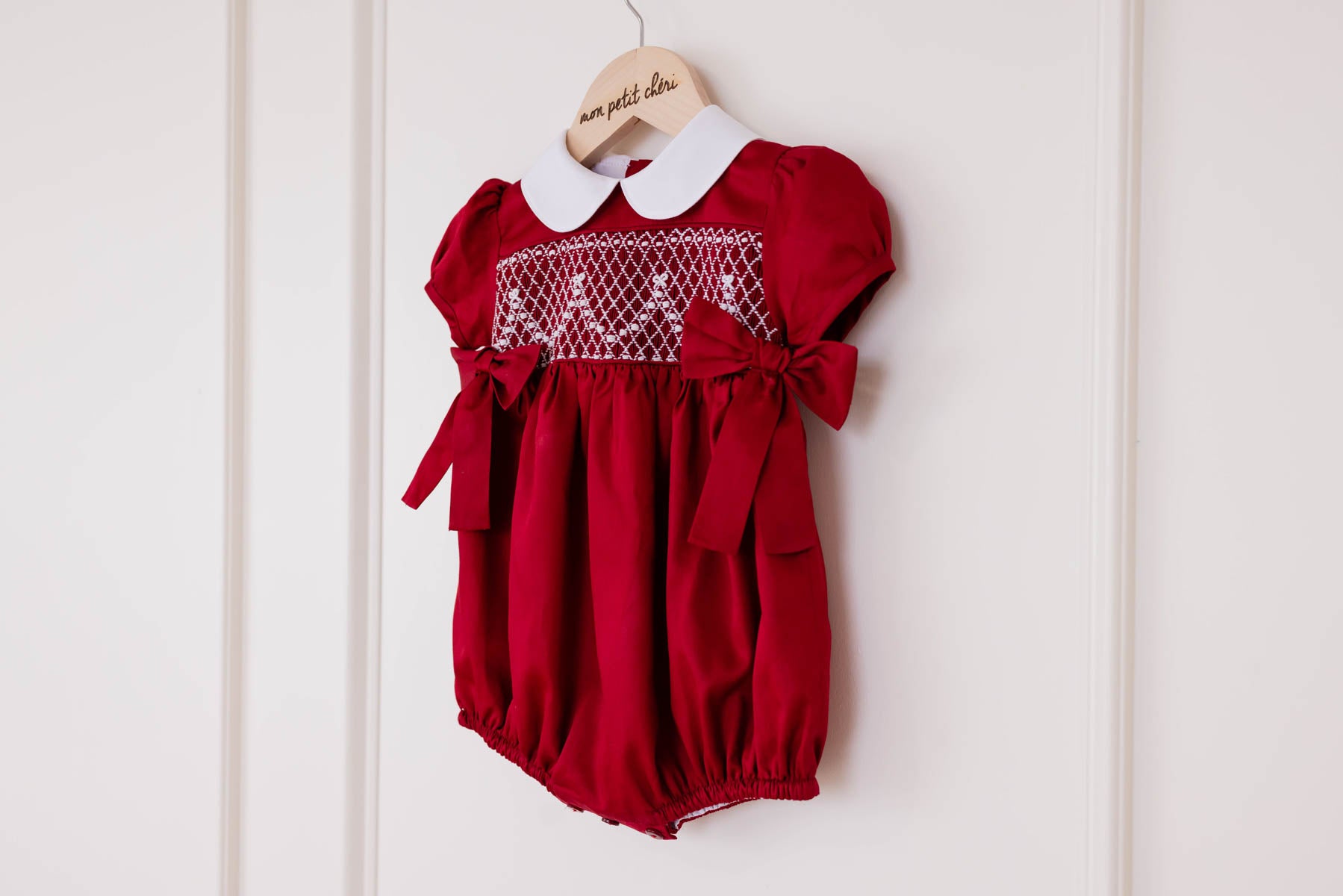 The Margaux Hand-Smocked Romper