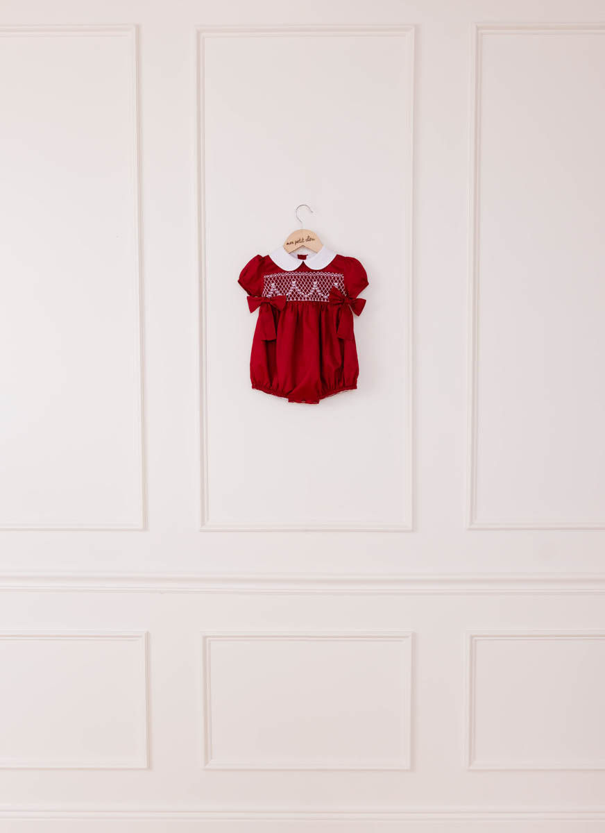 The Margaux Hand-Smocked Romper