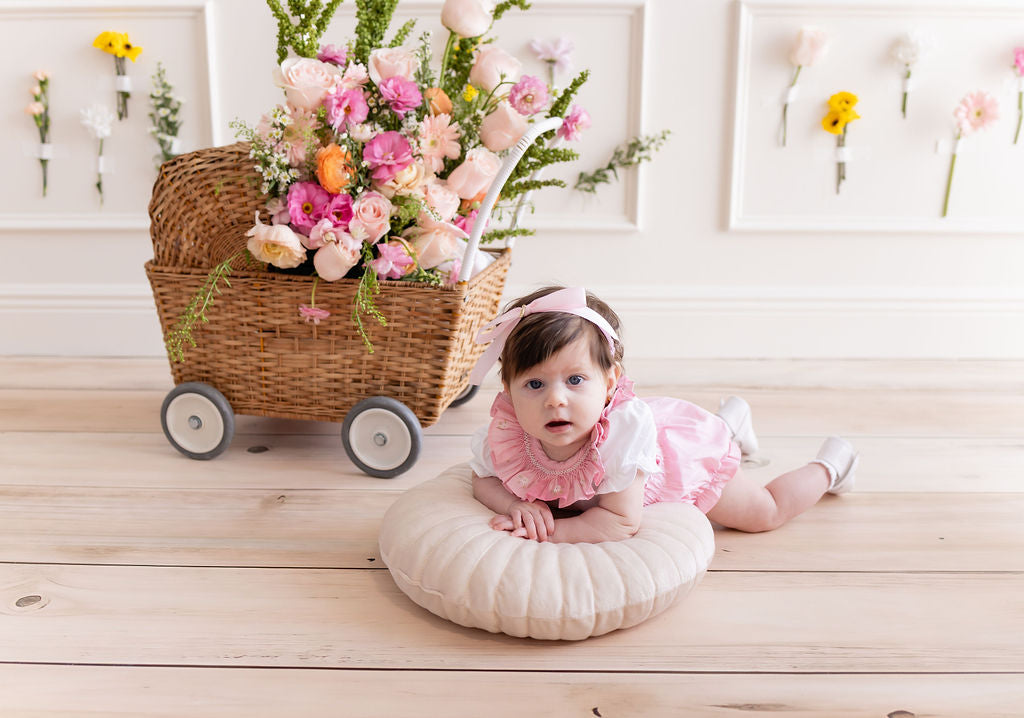 Juliette Hand-Smocked Bodysuit