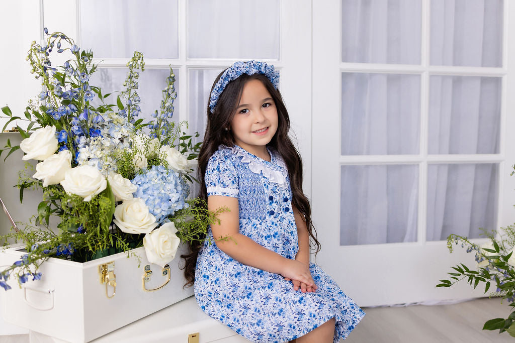 Camille Hand-Smocked Dress