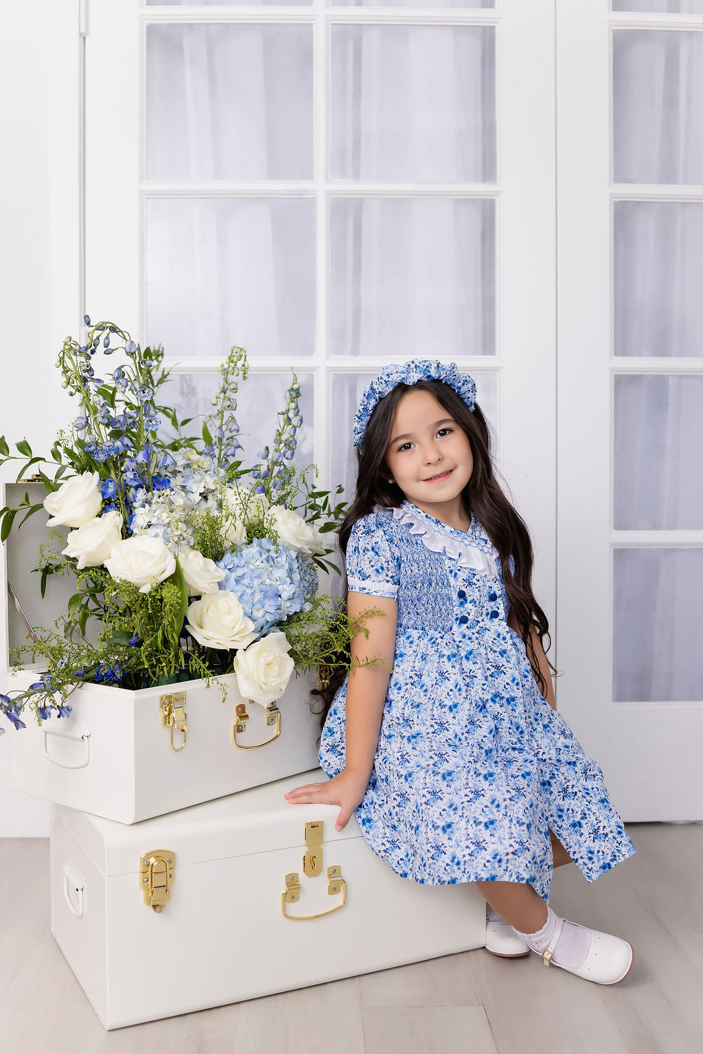 Camille Hand-Smocked Dress