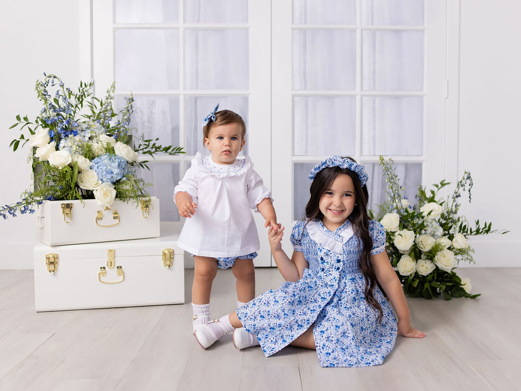 Colette Smocked Frill Collar Blouse