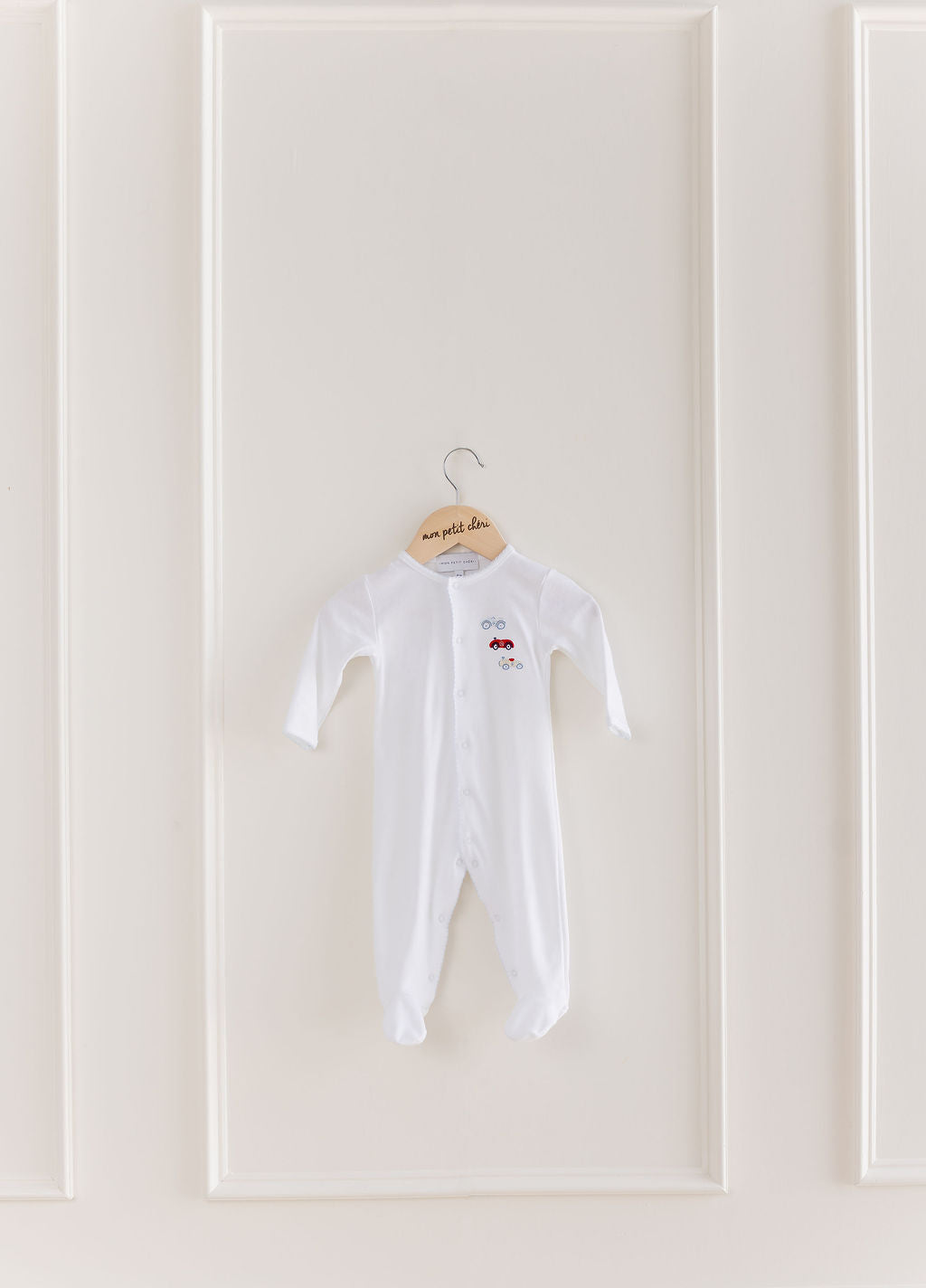 Louis Embroidered Footie