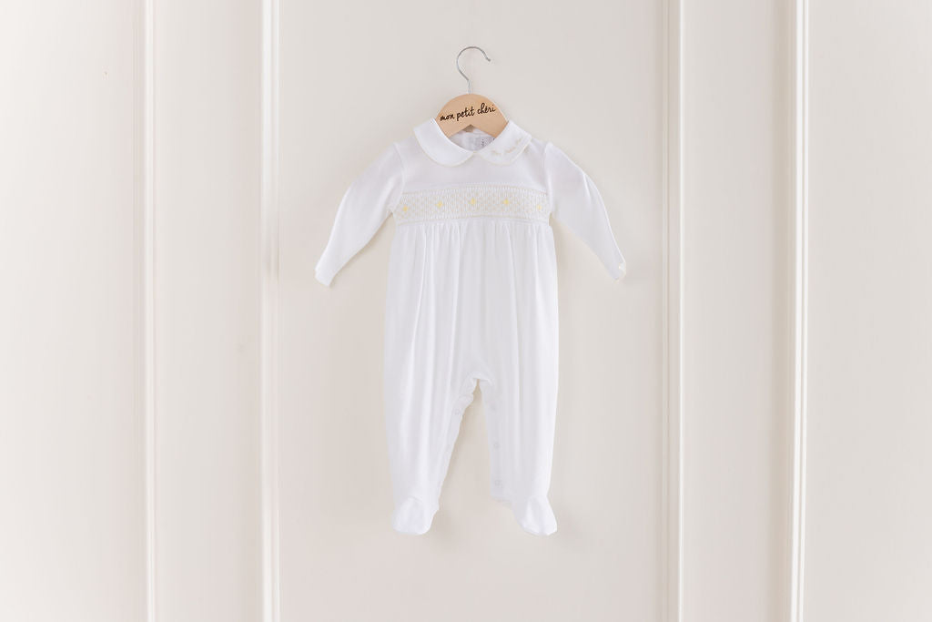 Signature Smocked Footie – Mon Petit Chéri