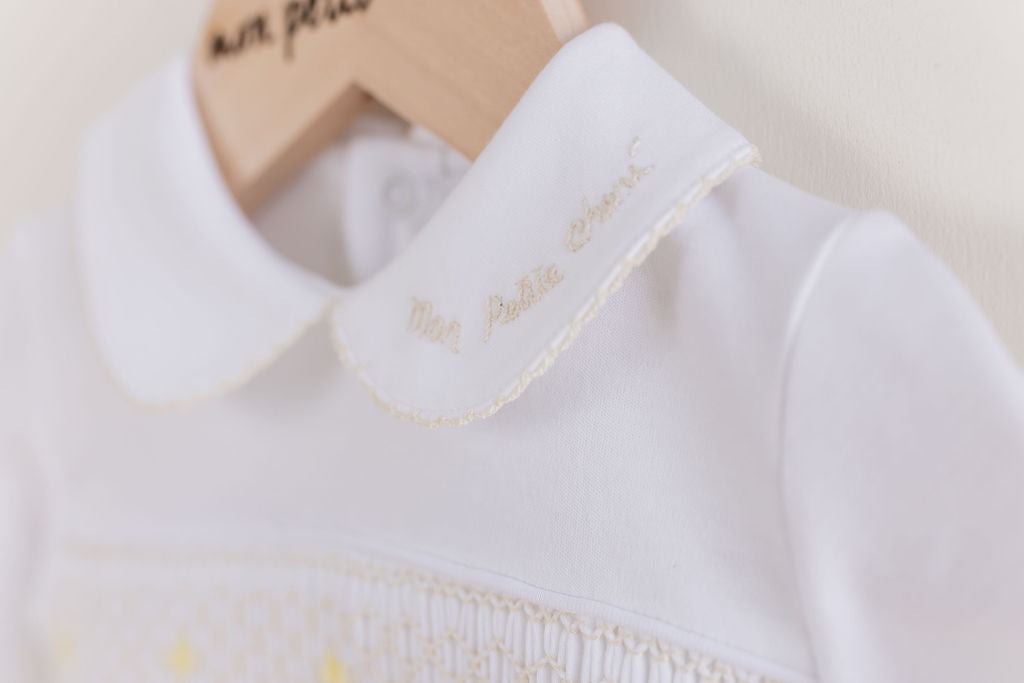 Signature Smocked Footie – Mon Petit Chéri