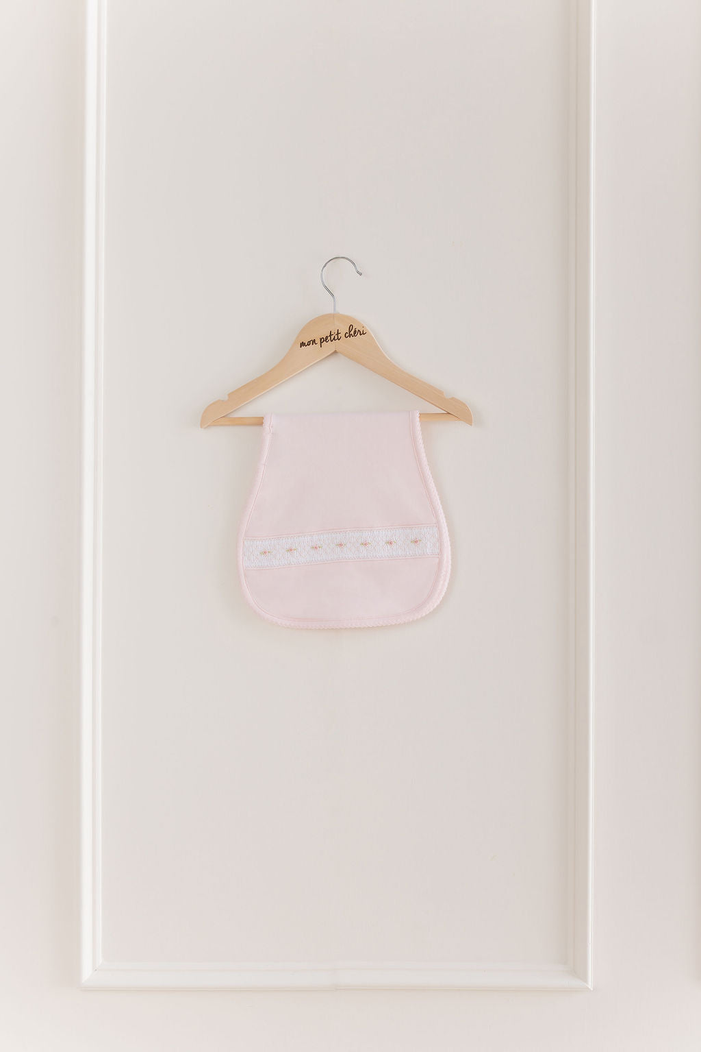 Gabrielle Smocked Burp Cloth