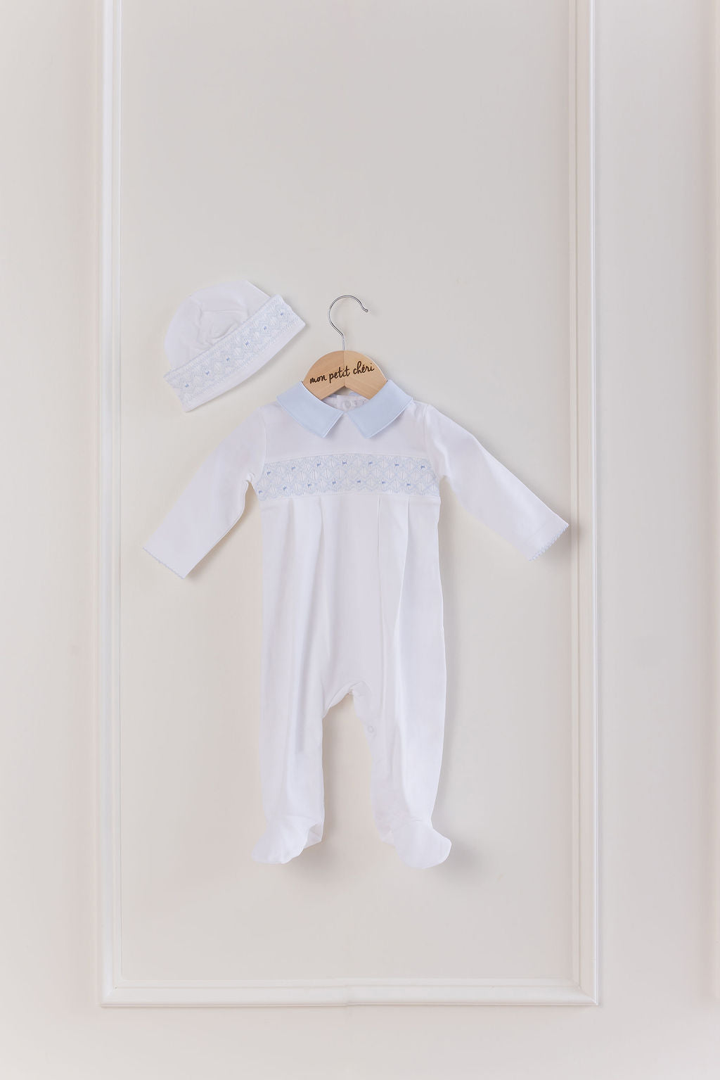 Gabriel Hand-Smocked Footie